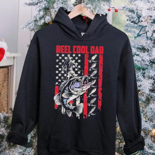 Personalized Vintage Reel Cool Dad Fathers Day 4th Of July shirt