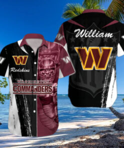 Personalized Washington Commanders Dual Tone Legacy Hawaiian Shirt