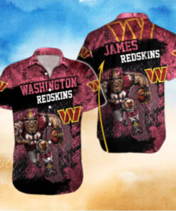 Personalized Washington Commanders Grit Play Hawaiian Shirt