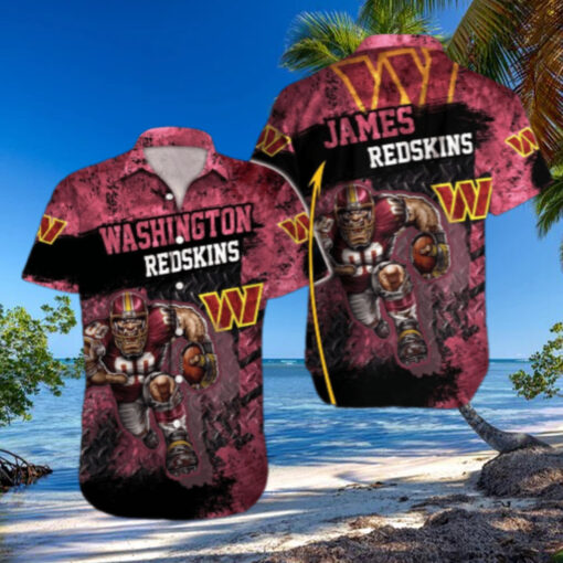 Personalized Washington Commanders Grit Play Hawaiian Shirt