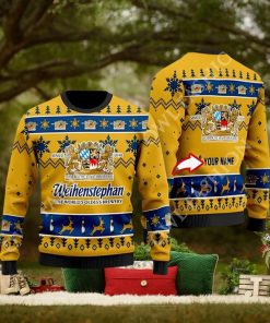 Personalized Weihenstephan Beer Christmas Gift Christmas Sweater Jumper