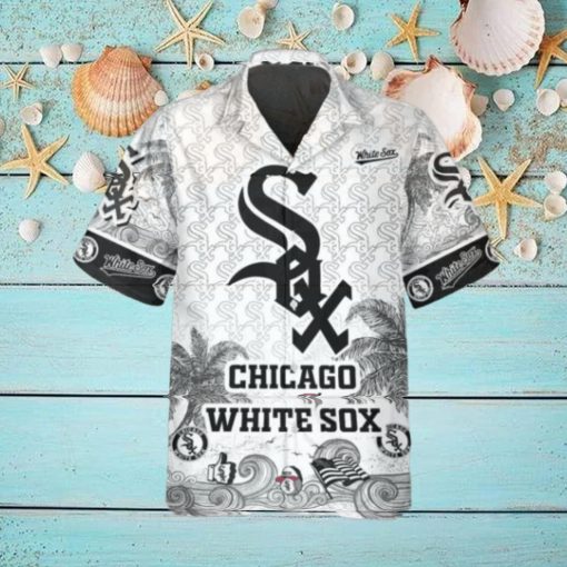 Personalized White Sox Hawaiian Shirt, White Sox Aloha Shirt, MLB Hawaiian Shirt