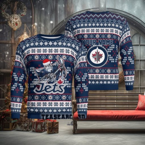 Personalized Winnipeg Jets NHL Ugly Christmas Sweater