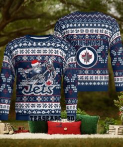 Personalized Winnipeg Jets NHL Ugly Christmas Sweater
