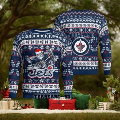 Personalized Winnipeg Jets NHL Ugly Christmas Sweater