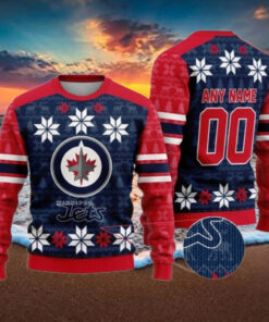 Personalized Winnipeg Jets Ugly Sweater For Christmas
