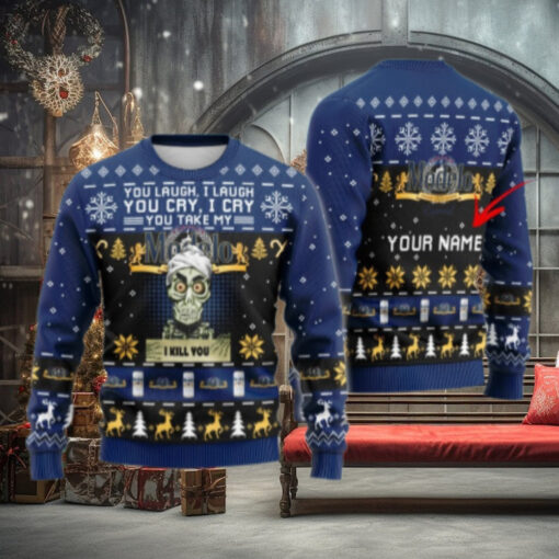 Personalized You Take My Modelo Negra Ugly Christmas Sweater