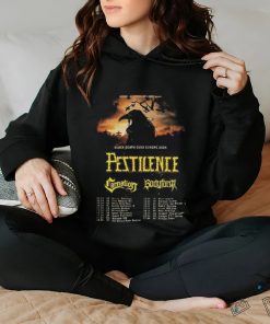 Pestilence Black Death Over Tour 2024 Performance Schedule T hoodie, sweater, longsleeve, shirt v-neck, t-shirt