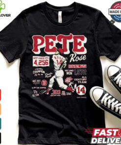 Pete Rose Career Stats Shirt