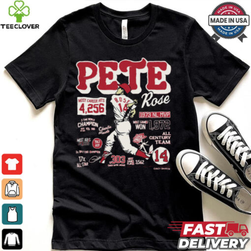 Pete Rose Career Stats Shirt