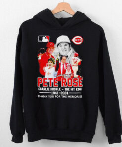 Pete Rose Charlie Hustle the hit king 1941 2024 signature shirt