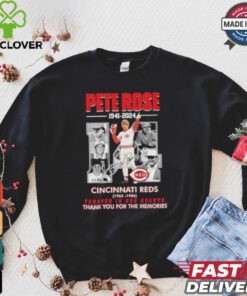 Pete Rose Cincinnati Reds 1941 2024 Forever In Our Heart Thank You For The Memories Signature Shirt