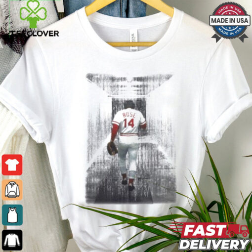 Pete Rose in the Hall Shirt