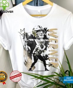 Pete Werner number 20 New Orleans Saints football player pose portrait shirt