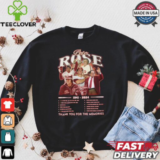 Pete rose 1941 2024 thank you for the memories shirt