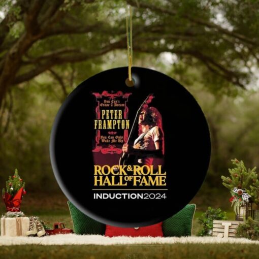 Peter Frampton Rock & Roll Hall Of Fame Induction 2024 Ornament