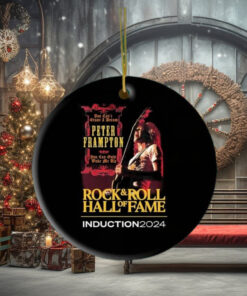 Peter Frampton Rock & Roll Hall Of Fame Induction 2024 Ornament