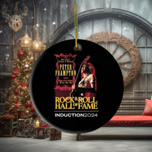 Peter Frampton Rock & Roll Hall Of Fame Induction 2024 Ornament