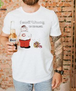 Peter Griffin Chicago Bears peeing on San Francisco 49ers helmet I smell winning tis the season shirt 2 Peter Griffin Chicago Bears peeing on San Francisco 49ers helmet I smell winning tis the season shirt