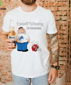 Peter Griffin Detroit Lions peeing on San Francisco 49ers I smell winning tis the season shirt 2 Peter Griffin Detroit Lions peeing on San Francisco 49ers I smell winning tis the season shirt