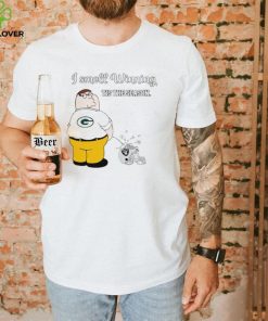 Peter Griffin Green Bay Packers peeing on Las Vegas Raiders helmet I smell winning tis the season shirt 2 Peter Griffin Green Bay Packers peeing on Las Vegas Raiders helmet I smell winning tis the season shirt