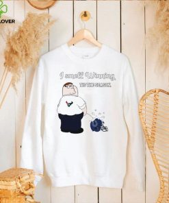 Peter Griffin Houston Texans peeing on Indianapolis Colts helmet I smell winning tis the season shirt