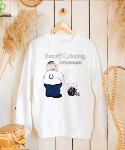 Peter Griffin Indianapolis Colts peeing on Houston Texans helmet I smell winning tis the season shirt