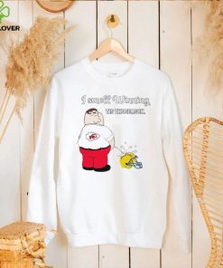 Peter Griffin Kansas City Chiefs peeing on Los Angeles Chargers helmet I smell winning tis the season shirt