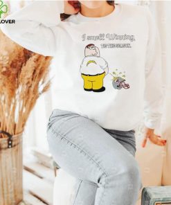 Peter Griffin Los Angeles Chargers peeing on Kansas City Chiefs helmet I smell winning tis the season hoodie, sweater, longsleeve, shirt v-neck, t-shirt