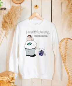 Peter Griffin New York Jets I smell winning tis the season peeing on Baltimore Ravens helmet shirt