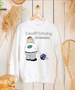 Peter Griffin New York Jets peeing on Baltimore Ravens helmet I smell winning tis the season shirt