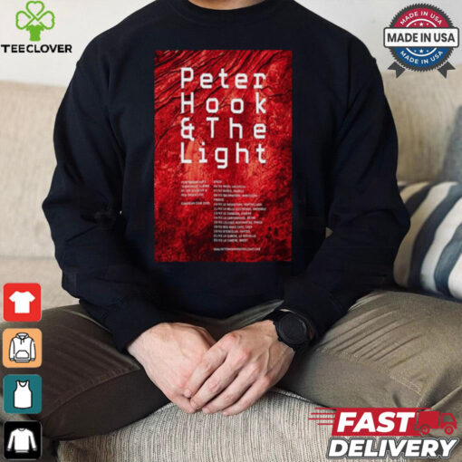 Peter Hook & The Light European Spain & France Tour 2025 Poster Shirt