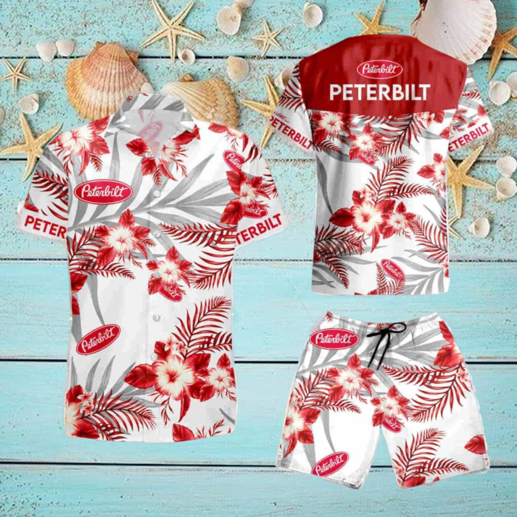 Peterbilt Hawaiian Shirt And Short