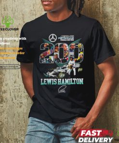 Petronas Pormula One Team 200 Lewis Hamilton Signature Shirt