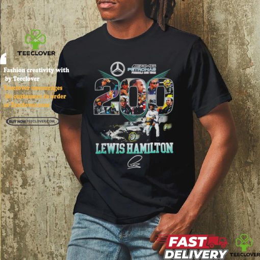 Petronas Pormula One Team 200 Lewis Hamilton Signature Shirt