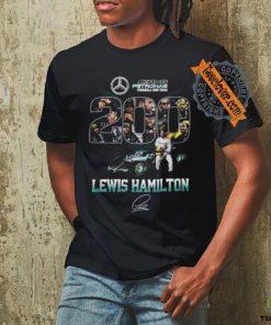 Petronas Pormula One Team 200 Lewis Hamilton Signature T Shirt 2 Petronas Pormula One Team 200 Lewis Hamilton Signature T Shirt