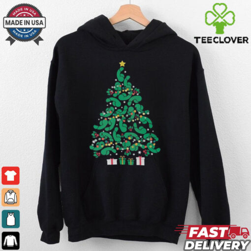 Phallic Funny Christmas Tree T Shirt