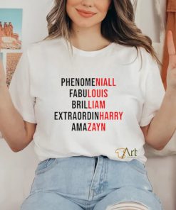 Phenomeniall fabulouis brilliam extraordinHarry amazayn one direction shirt