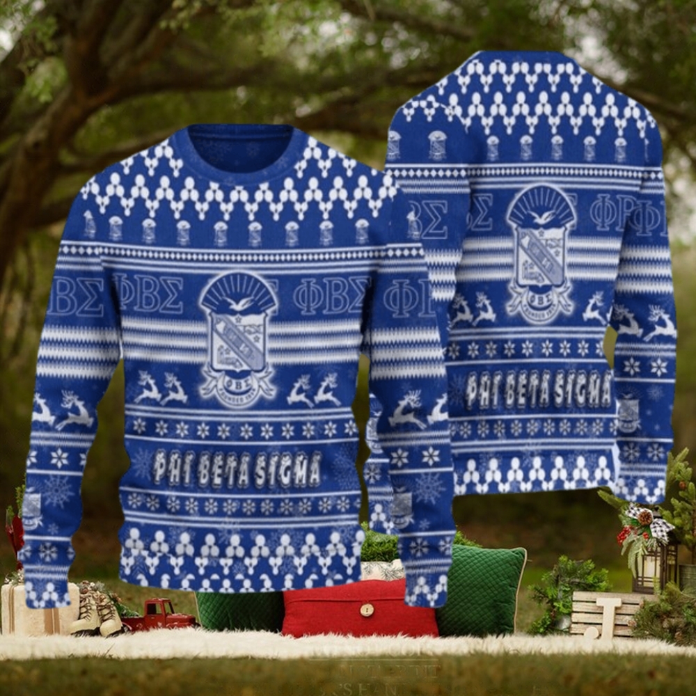 Phi Beta Sigma Ugly Christmas Sweater Phi Beta Sigma Ugly Christmas Sweater