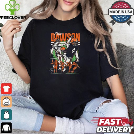 Phil Dawson Cleveland Browns Vintage Signature Painting t shirt