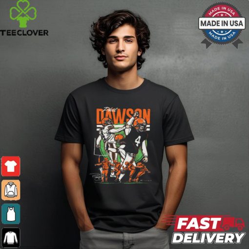 Phil Dawson Cleveland Browns Vintage Signature Painting t shirt