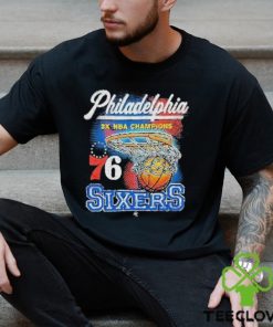 Philadelphia 3x NBA Champions 76 Sixers Shirt