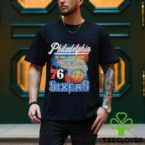 Philadelphia 3x NBA Champions 76 Sixers Shirt