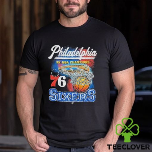 Philadelphia 3x NBA Champions 76 Sixers Shirt