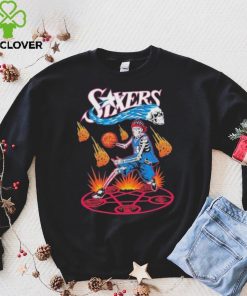 Philadelphia 76Ers Allen Iverson Skeleton 2023 Shirt 2 Philadelphia 76Ers Allen Iverson Skeleton 2023 Shirt