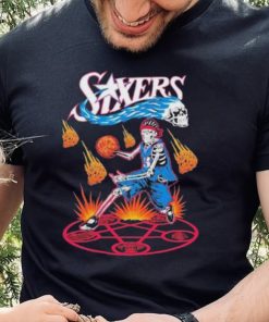 Philadelphia 76Ers Allen Iverson Skeleton 2023 Shirt 4 Philadelphia 76Ers Allen Iverson Skeleton 2023 Shirt