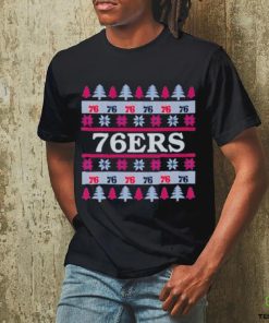 Philadelphia 76Ers Holiday Ugly Christmas shirt 1 Philadelphia 76Ers Holiday Ugly Christmas shirt