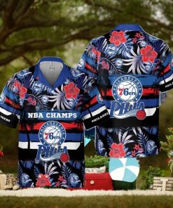 Philadelphia 76Ers National Basketball Hawaiian Shirt