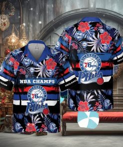 Philadelphia 76Ers National Basketball Hawaiian Shirt