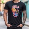 Philadelphia 76ers And My Hero Academia All Might Smash Shirts